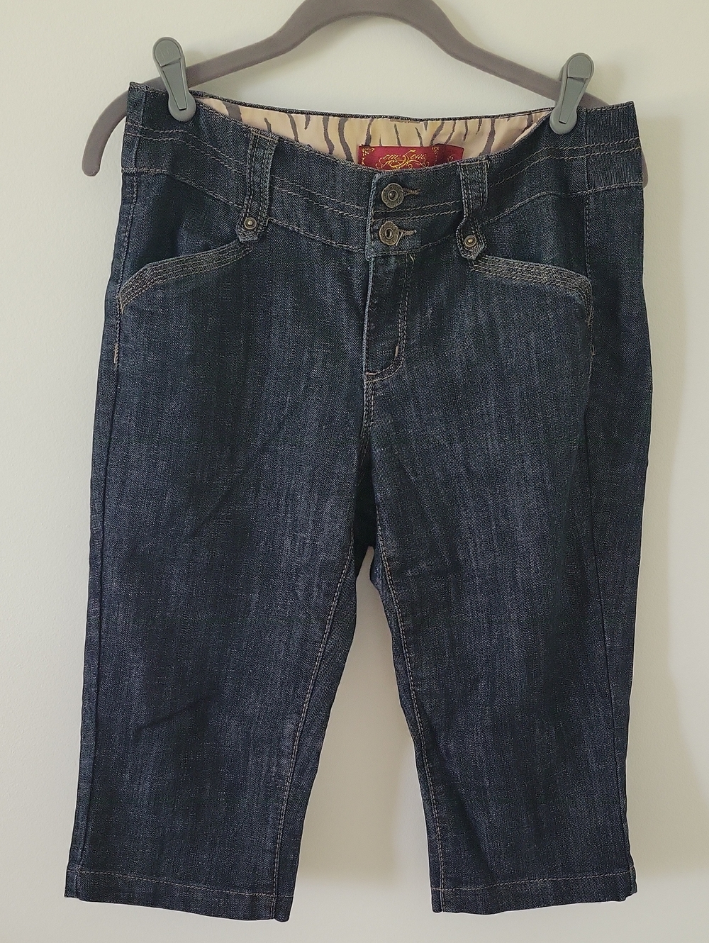 One 5 One Dark Indigo Cropped Jeans Sz 6